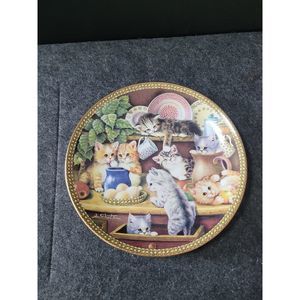 Bradford Exchange "Kitchen Capers" Tender Tails Collector Plate Scholz #A5212